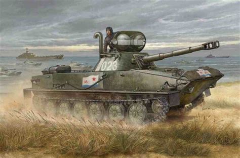 Russian Pt 76b Light Tank Ripa Srl