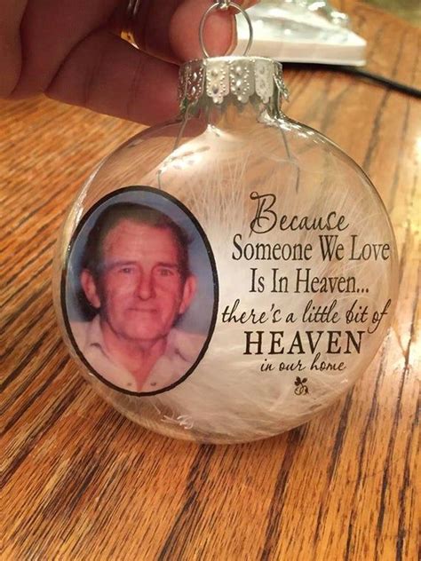 Personalized Christmas Ornaments Photo Christmas Ornament Memorial
