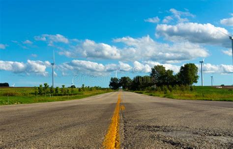 Open Road Stock Photo Image Of Road Green Clouds 146658550