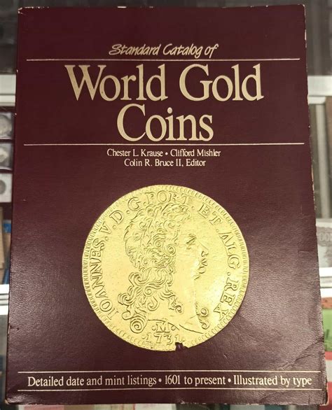 Catálogo World Gold Coins Chester L Krause And Clifford Mishler 1601