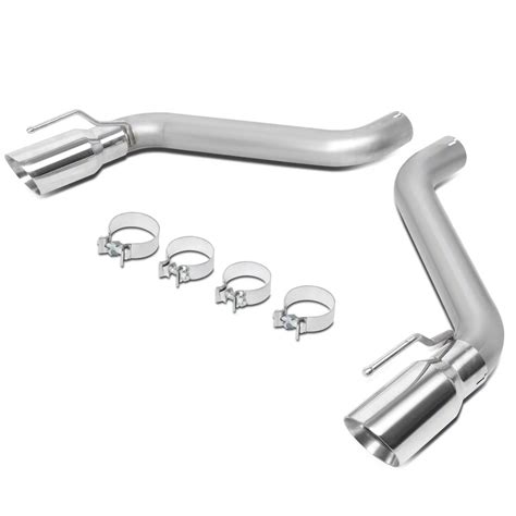 Camaro Muffler Delete Axle Back Exhaust With Polished Tips 16 18