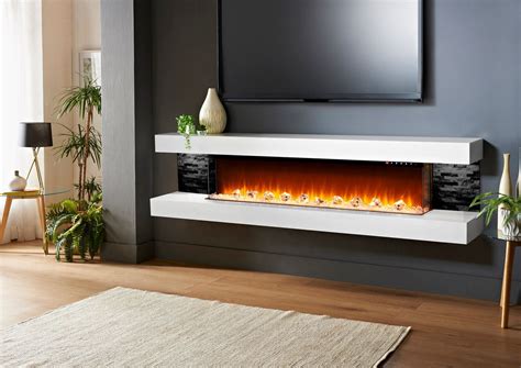 Evolution Fires Vegas 72 Electric Fireplace Wall Mounted Electric