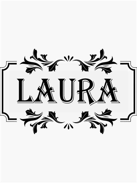 Laura Name Art