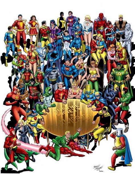 Justice Society Of America Dc Comics Characters Dc