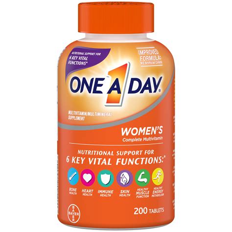 One A Day Multivitamins For Women Womens Multivitamin Tablets 200 Ct