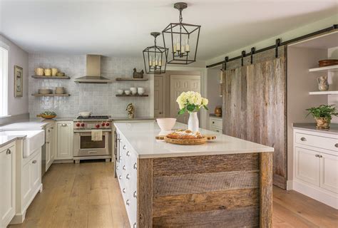 Barn Wood Kitchen Cabinets Reclaimed Barnwood Kitchen Cabinets — Barn