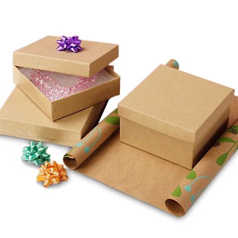 Kraft Paper Jewelry Boxes Zhongtai Printing