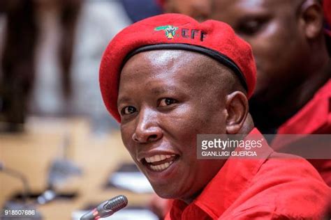 Julius Malema Economic Freedom Fighters Hold A Press Conference Photos