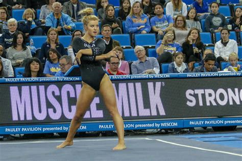 Ucla gymnast katelyn ohashi performs her floor routine at the 2019 ncaa women's gymnastics ucla gymnasts sara taubman, kalyany steele, gracie kramer and margzetta frazier share their. #2 UCLA Gymnastics to Host #24 Stanford Cardinal This ...