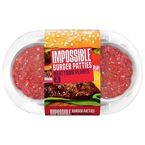 impossible foods burger patties made from plants