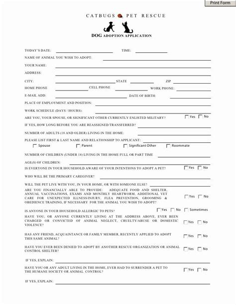 Dog Training Contract Template Beautiful Dog Adoption Agreement Related