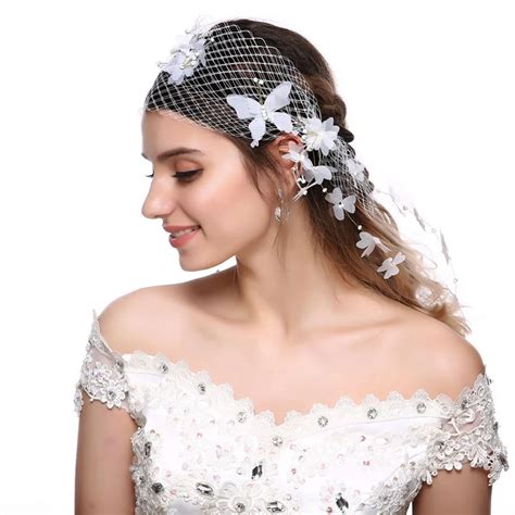 Mism Wedding Headbands Bridal Ornaments Beautiful Headband Fascinator