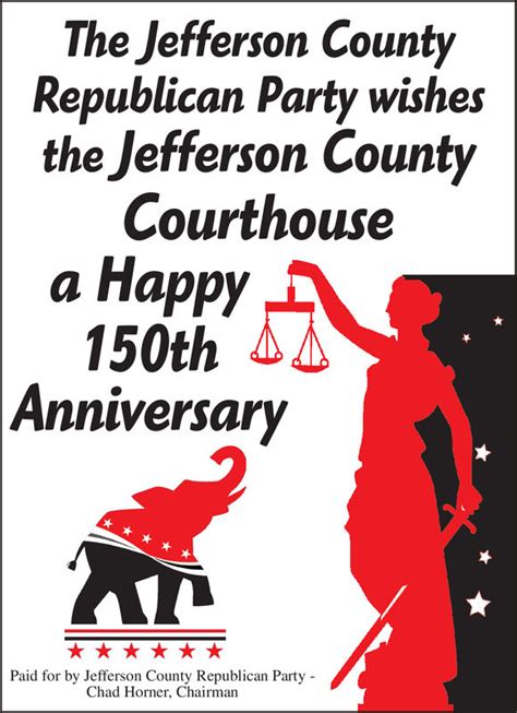 Wednesday September 11 2019 Ad Jefferson County Republican Party