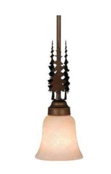 1 Light 5 Burnished Bronze Mini Pendant Light Lodge Log Cabin