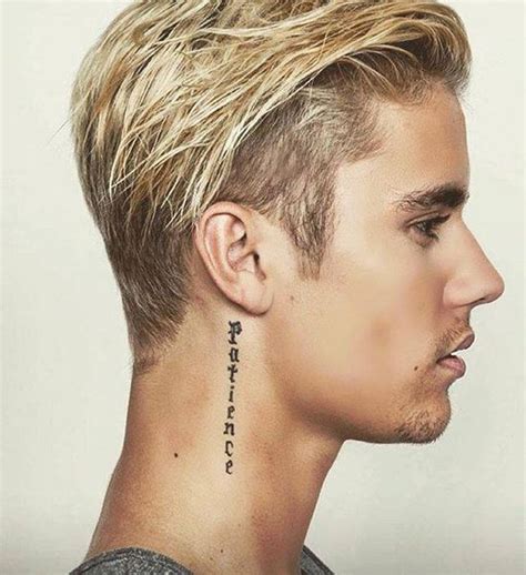 Top 125 Justin Biebers Neck Tattoo