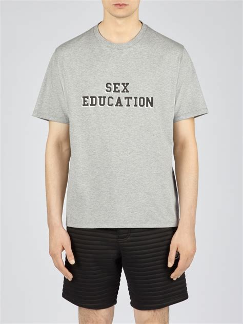Sex Education Print Jersey T Shirt
