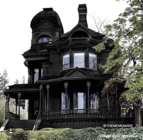 Black Exterior House Exterior Exterior Homes Dark House Goth Home