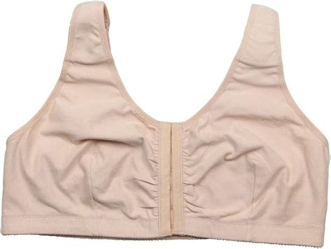 Sendyou Mastectomy Bras For Women Front Closure Everyday Bra With Pockets For Breast Prosthesis