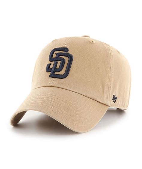 San Diego Padres 47 Brand Khaki Clean Up Adjustable Hat San Diego