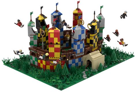 I Made The Hogwarts Quidditch Pitch In Lego With Existing Sets And