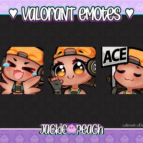 Raze Valorant Twitch Emotes Pack Raze Valorant Twitch Emotes Etsy Uk