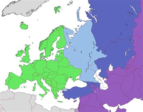 Europe Asia Border Map Bmfundolocal