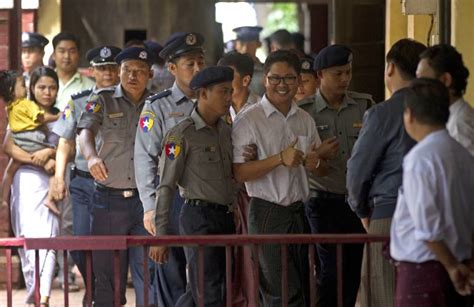 Reuters Reporters Get 7 Years In Myanmar Prison On Documents Charges