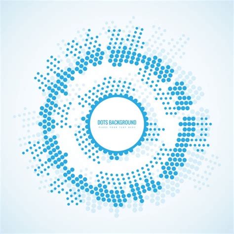Blue Dots Background Vector Free Download