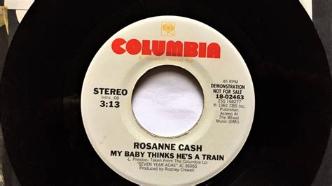 My Baby Thinks Hes A Train Rosanne Cash 1981 Youtube