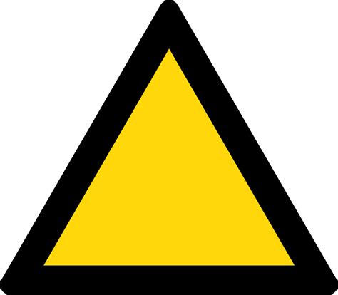 Caution Triangle Sign Clip Art Library