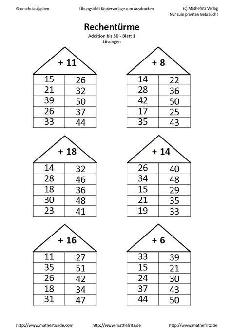 Dieses dokument enthält jeden schein in originalgröße und in verkleinerter auszug aus den hier findet ihr bastelvorlagen zum ausdrucken & ausschneiden die ihr kostenlos als pdf herunterladen könnt. Rechentürme 2 Klasse bis 100 | PDF Übungen Mathefritz