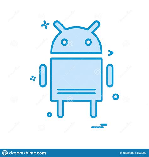Android Icon Design Vector Editorial Stock Image Illustration Of