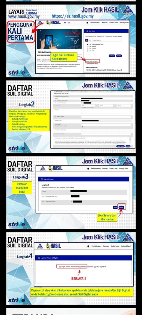 Bisa diunduh di sini : Panduan Ringkas e-Filing 2021 LHDN (Tahun Taksiran 2020 ...