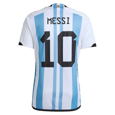Lionel Messi Argentina 2223 Home Jersey By Adidas Arena Jerseys
