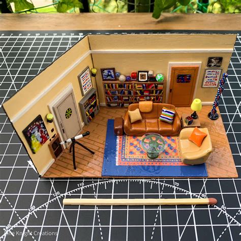 My Artwork Sheldon And Leonards Living Room Handmade Miniature Diorama
