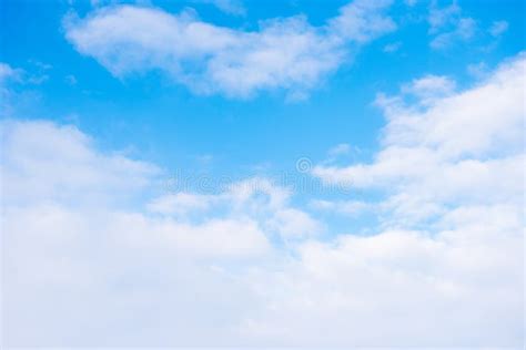 Blue Sky With White Cloud For Background Stock Photo Image Of