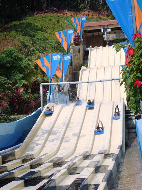 The landscape and surrounding change naturally as the jungle matures offering the tropical ambience to the water park. Bukit Gambang Theme Park - Mango Vacations