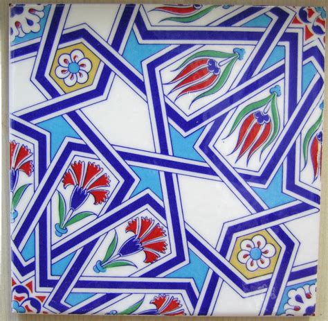 Iznik Ceramic Tile With Traditional Kutahya By Minehomedecoration
