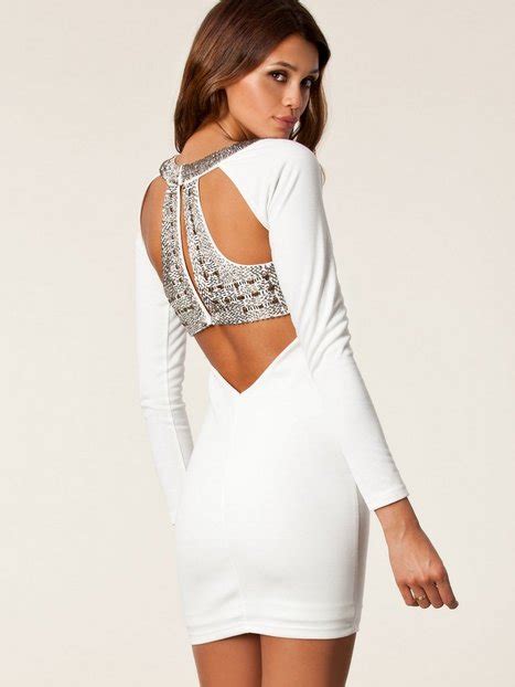 Faith Dress Nly Trend White Party Dresses Clothing Women