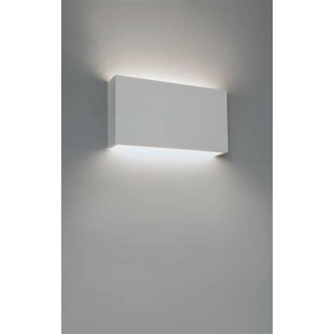 Astro Lighting Rio Contemporary Wall Light In White Plaster Finish Lighting From