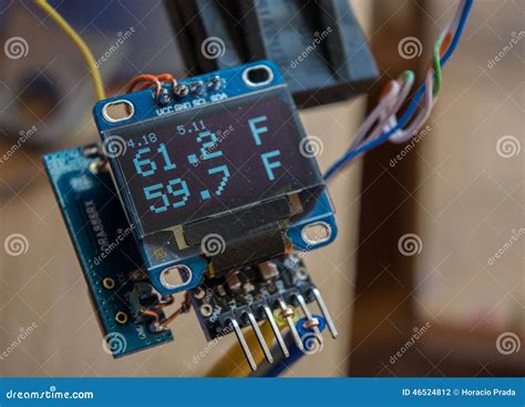 Diy Room Thermometer Using An Oled Module Arduino Pro Vrogue Co
