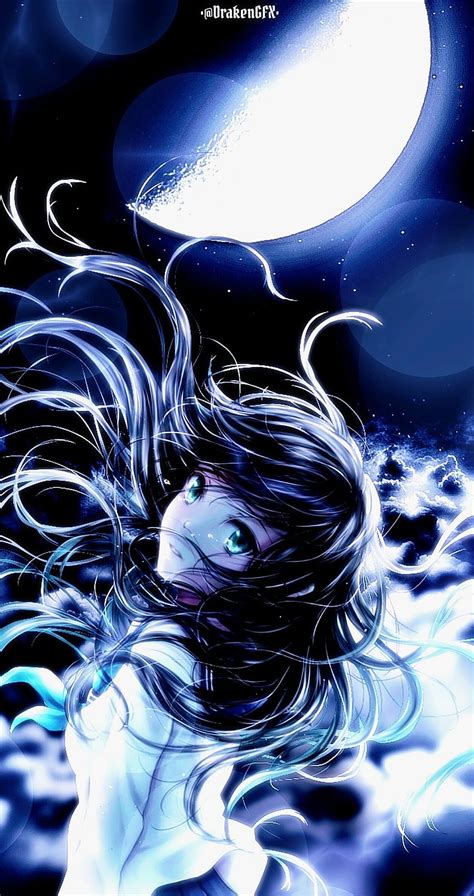 Anime Girl Drakengfx Aesthetic Animegirl Animeedit Anime Moon