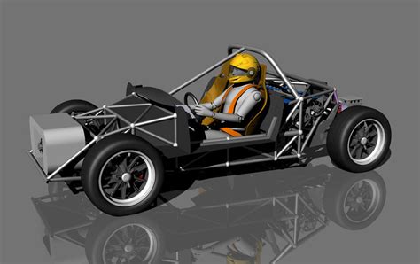 CHASSIS for EV SPORT CAR | 3D Model CAD flie for download free