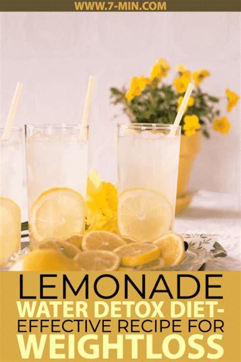Part 1 Master Cleanse Lemonade Water Detox Diet Effective Recipe