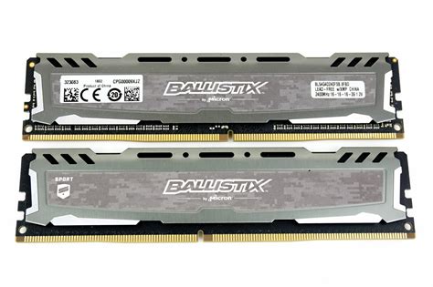 Crucial Ballistix Sport 8GB (2x4GB) DDR4 2400 Memory Kit RAM CL16 | eBay