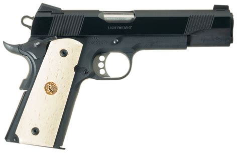 Colt Mk Iv Series 80 Lightweight Government Model Semi Automatic Pistol