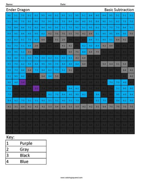 Colour Minecraft Ender Dragon Minecraft Colouring Pages Ender Dragon