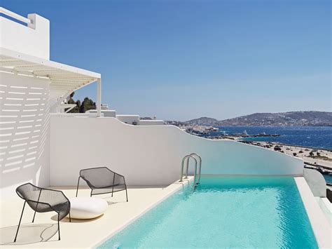 Sanctuary Sea View Suite With Private Pool Kouros Mykonos Town Hotel