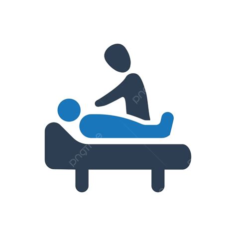Medical Treatment Icon Sickbed Symbol Medical Treatment Vector Sickbed