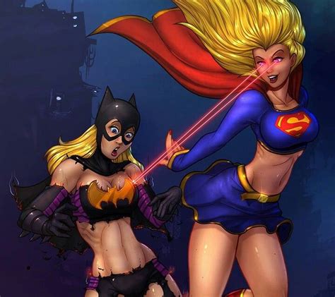 Super Woman And Bat Girl Comic Book Girl Comics Girls Superhero
